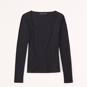 COPY - Abercrombie Long-Sleeve Featherweight Rib Tuckable Top
